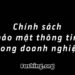 Chính sách bảo mật thông tin trong doanh nghiệp